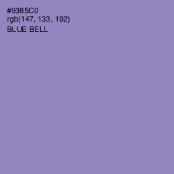 #9385C0 - Blue Bell Color Image