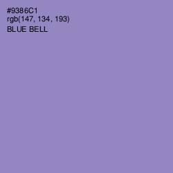 #9386C1 - Blue Bell Color Image