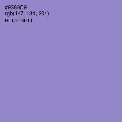 #9386C9 - Blue Bell Color Image