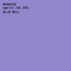 #9386CB - Blue Bell Color Image