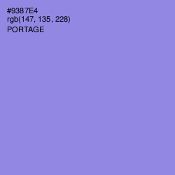 #9387E4 - Portage Color Image