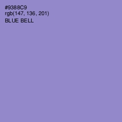 #9388C9 - Blue Bell Color Image