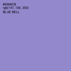 #9388CB - Blue Bell Color Image