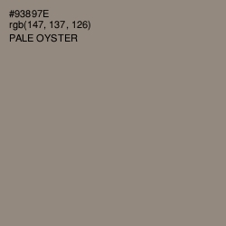 #93897E - Pale Oyster Color Image