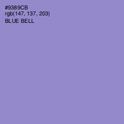 #9389CB - Blue Bell Color Image