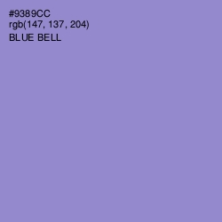 #9389CC - Blue Bell Color Image