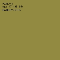 #938A41 - Barley Corn Color Image