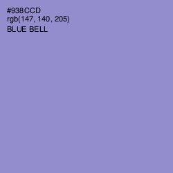 #938CCD - Blue Bell Color Image