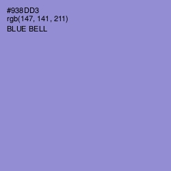 #938DD3 - Blue Bell Color Image