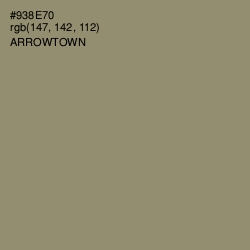 #938E70 - Arrowtown Color Image