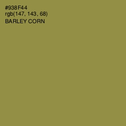 #938F44 - Barley Corn Color Image