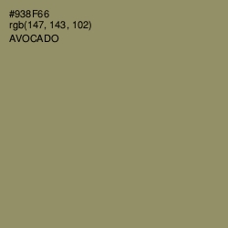 #938F66 - Avocado Color Image