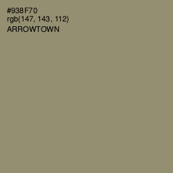 #938F70 - Arrowtown Color Image