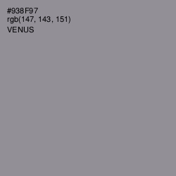 #938F97 - Venus Color Image