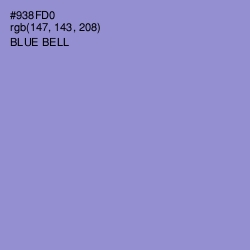#938FD0 - Blue Bell Color Image