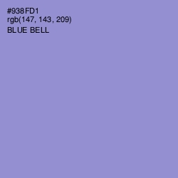 #938FD1 - Blue Bell Color Image