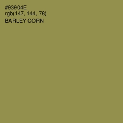 #93904E - Barley Corn Color Image