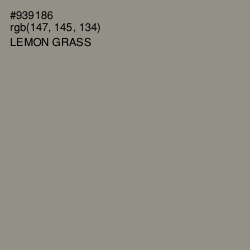 #939186 - Lemon Grass Color Image