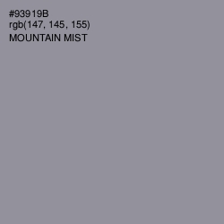 #93919B - Mountain Mist Color Image