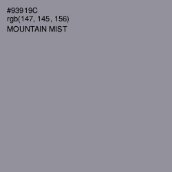#93919C - Mountain Mist Color Image