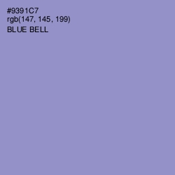 #9391C7 - Blue Bell Color Image