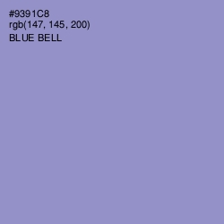 #9391C8 - Blue Bell Color Image