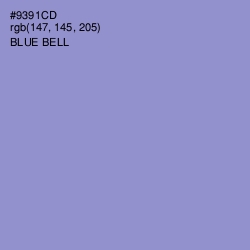 #9391CD - Blue Bell Color Image