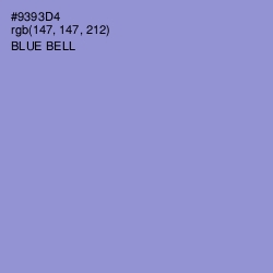 #9393D4 - Blue Bell Color Image