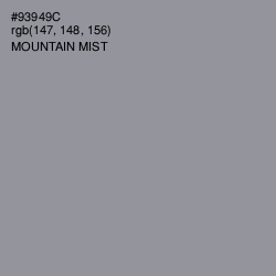 #93949C - Mountain Mist Color Image