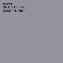 #93949F - Mountain Mist Color Image
