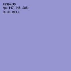 #9394D0 - Blue Bell Color Image