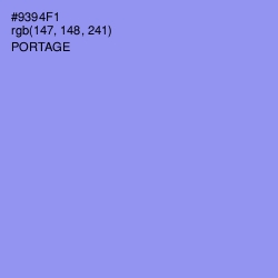 #9394F1 - Portage Color Image