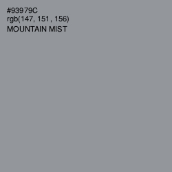 #93979C - Mountain Mist Color Image