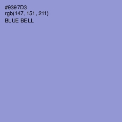 #9397D3 - Blue Bell Color Image