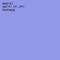 #9397E7 - Portage Color Image