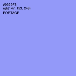#9399F8 - Portage Color Image