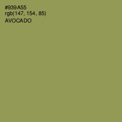 #939A55 - Avocado Color Image