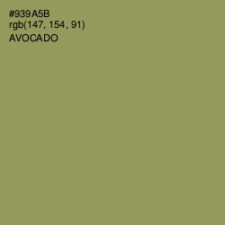#939A5B - Avocado Color Image