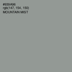 #939A96 - Mountain Mist Color Image