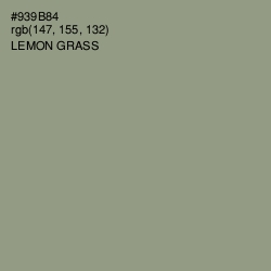 #939B84 - Lemon Grass Color Image