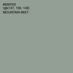 #939F95 - Mountain Mist Color Image