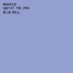 #939FCE - Blue Bell Color Image