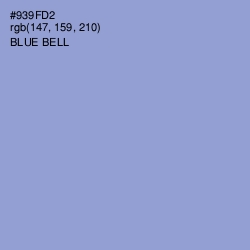 #939FD2 - Blue Bell Color Image