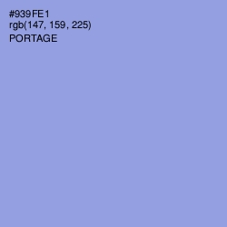 #939FE1 - Portage Color Image