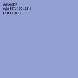 #93A0D3 - Polo Blue Color Image