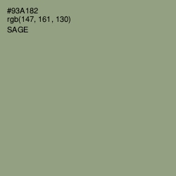 #93A182 - Sage Color Image