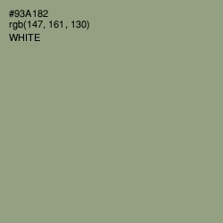 #93A182 - Sage Color Image