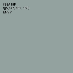 #93A19F - Envy Color Image