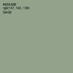 #93A28B - Sage Color Image