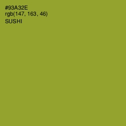 #93A32E - Sushi Color Image